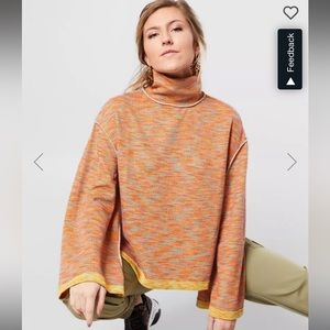44. Free People We The Free Sunny Days Long Sleeve Turtle Neck Top